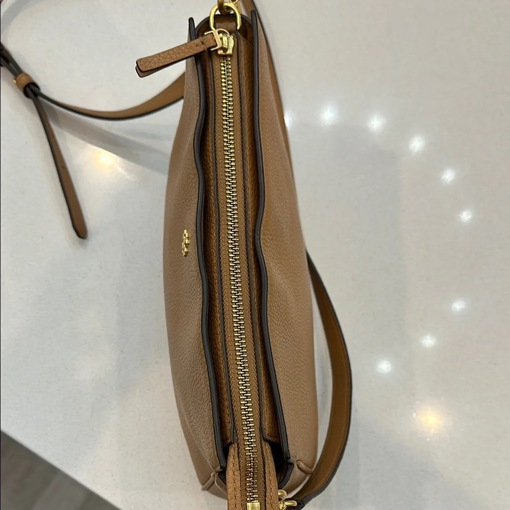Tory Burch Tan Leather Crossbody Bag - Picture 4 of 9